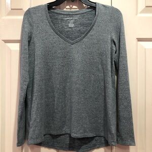 American Eagle Soft & Sexy Plush V-Neck Pullover Long Sleeve Top Size S